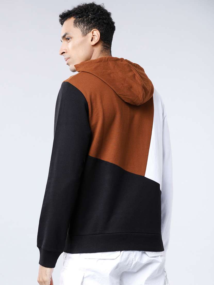 men color block long sleeve regular fit sweatshirt - 22504690 -  Standard Image - 4