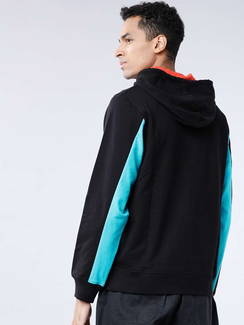 men color block long sleeve regular fit sweatshirt - 22504691 -  Standard Image - 4