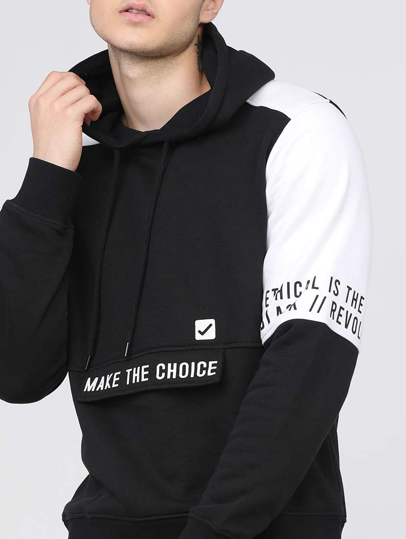 men color block long sleeve regular fit sweatshirt - 22504696 -  Standard Image - 1