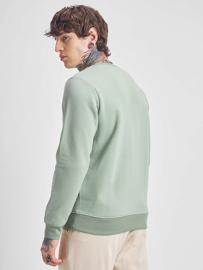men solid long sleeve regular fit sweatshirt - 22504697 -  Standard Image - 4