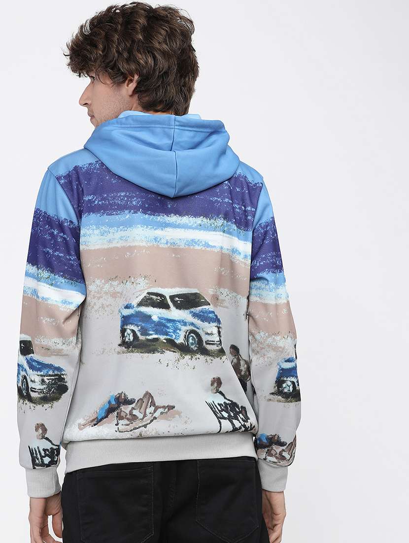 men printed long sleeve regular fit sweatshirt - 22504708 -  Standard Image - 4