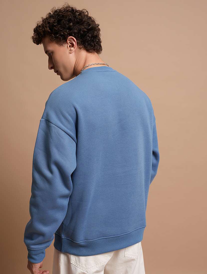 men printed long sleeve regular fit sweatshirt - 22504720 -  Standard Image - 4