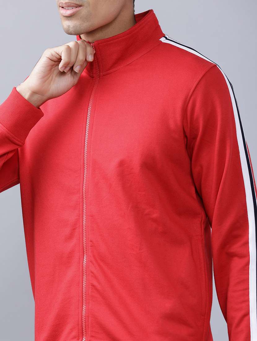 men taped long sleeve regular fit sweatshirt - 22504731 -  Standard Image - 1
