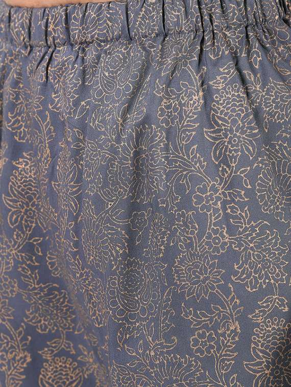 Women Printed Mid Rise Flared Palazzo - 22504928 -  Standard Image - 4