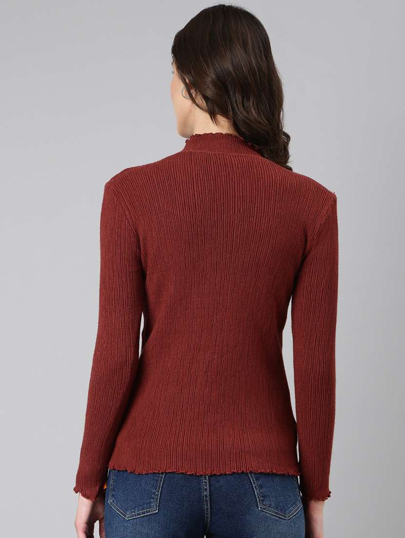 women self design long sleeve pullover - 22504982 -  Standard Image - 4