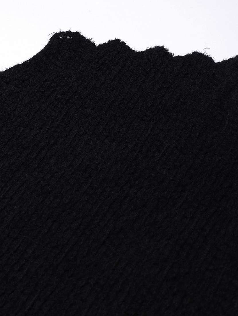 Women Self Design High Neck Regular Top - 22505030 -  Standard Image - 6