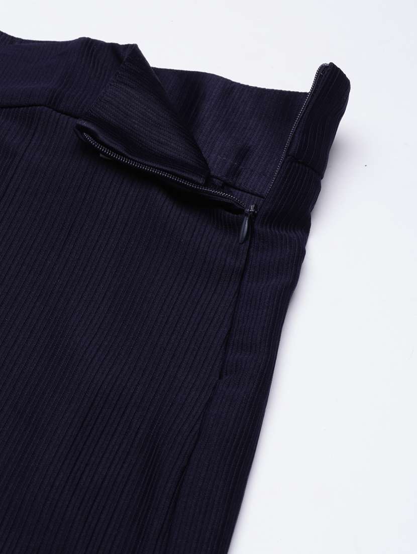 Women Striped High Rise Straight Fit Trouser - 22505058 -  Standard Image - 6