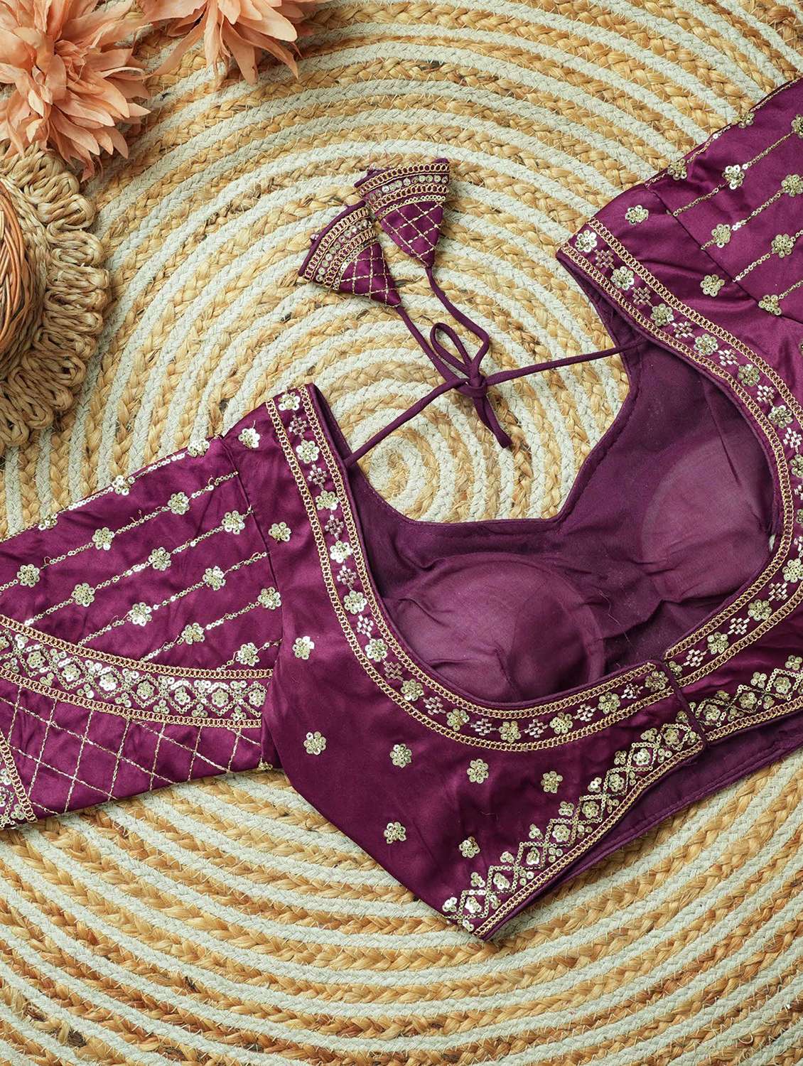 women embroidered short sleeve stitched blouse - 22505092 -  Standard Image - 1