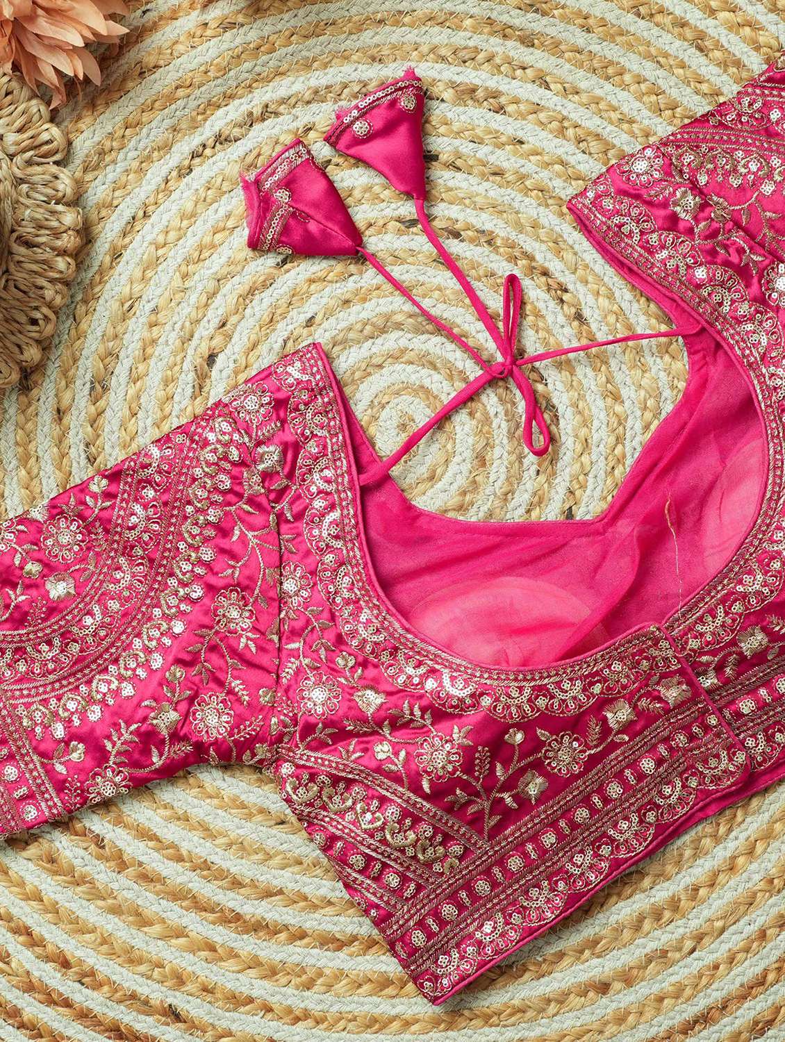women embroidered short sleeve stitched blouse - 22505103 -  Standard Image - 1