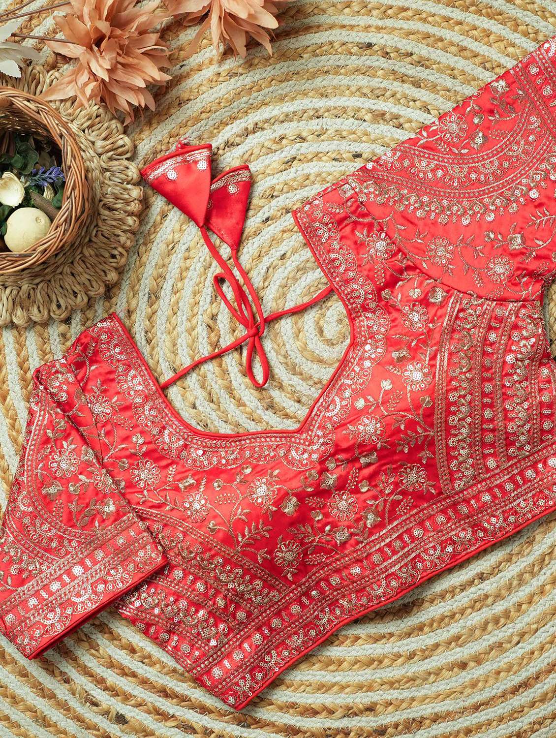 women embroidered short sleeve stitched blouse - 22505104 -  Standard Image - 1