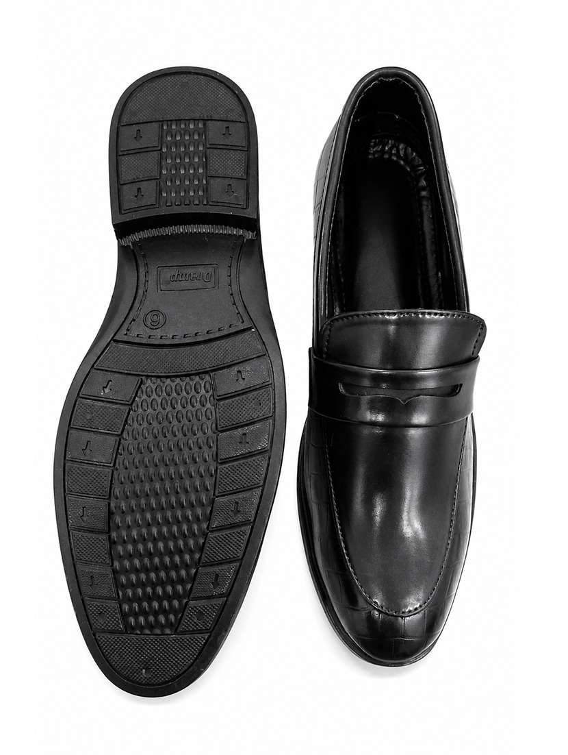 men black slip on loafer - 22505118 -  Standard Image - 4
