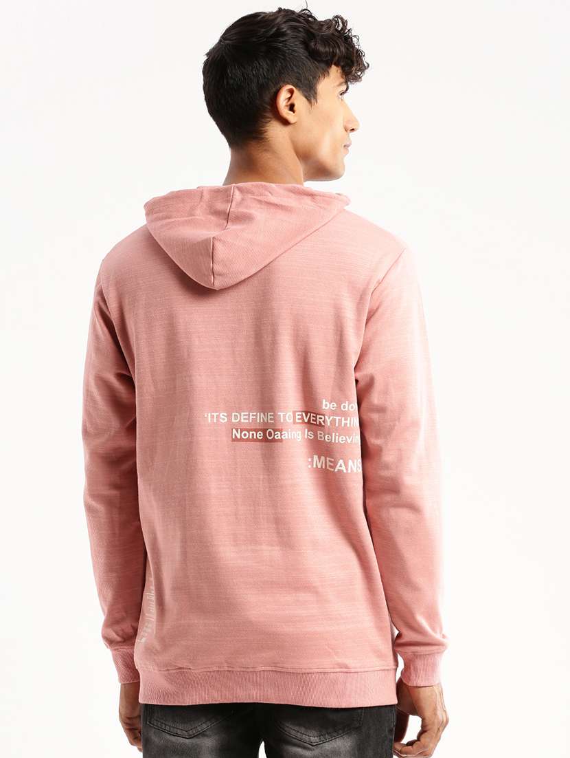 peach cotton chest print sweatshirt - 22505177 -  Standard Image - 4