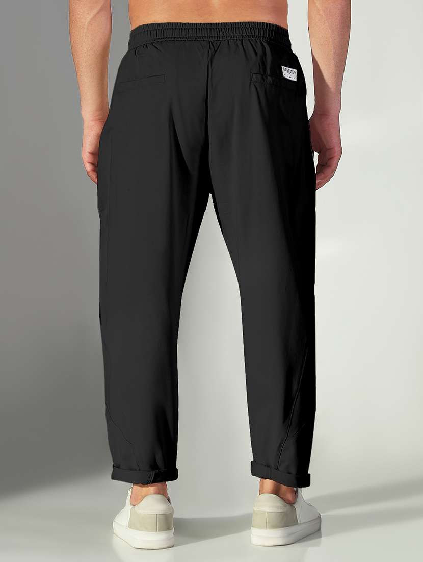 Men Solid Low Rise Relaxed Fit Track Pant - 22505181 -  Standard Image - 4