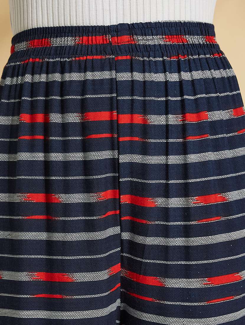 women printed mid rise relaxed fit palazzo - 22505232 -  Standard Image - 1