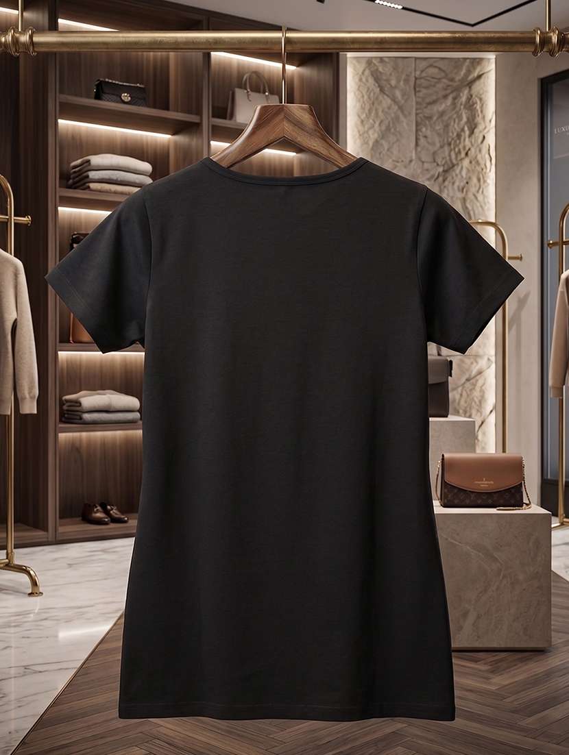 women printed short sleeve lounge wear t-shirt - 22505716 -  Standard Image - 4