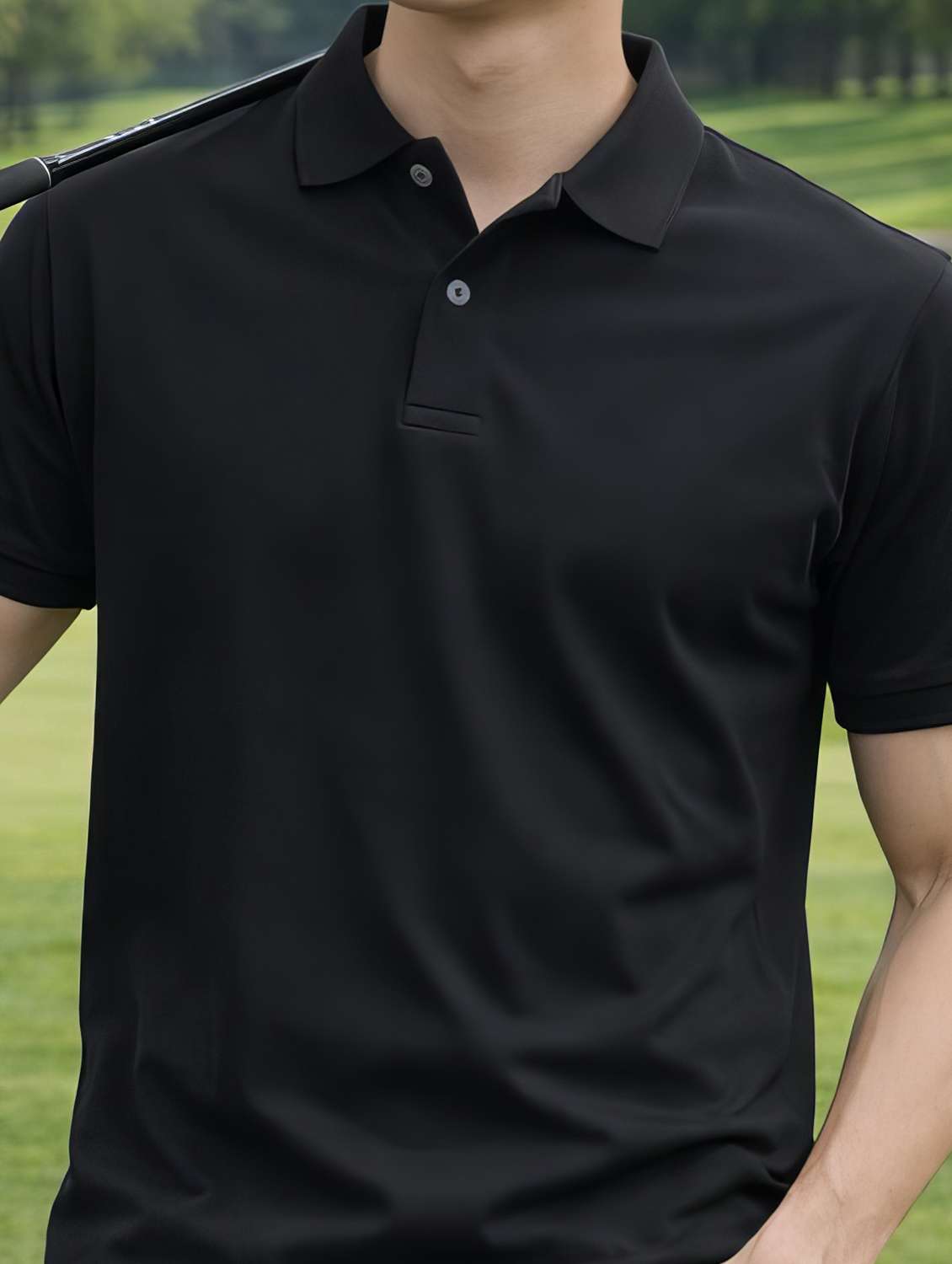men solid short sleeve regular fit polo t-shirt - 22505869 -  Standard Image - 1