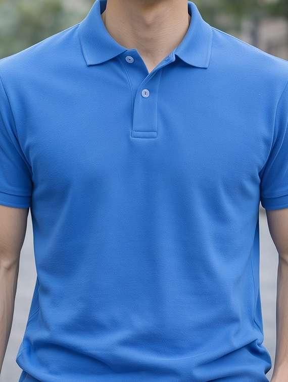 men solid short sleeve regular fit polo t-shirt - 22505870 -  Standard Image - 1