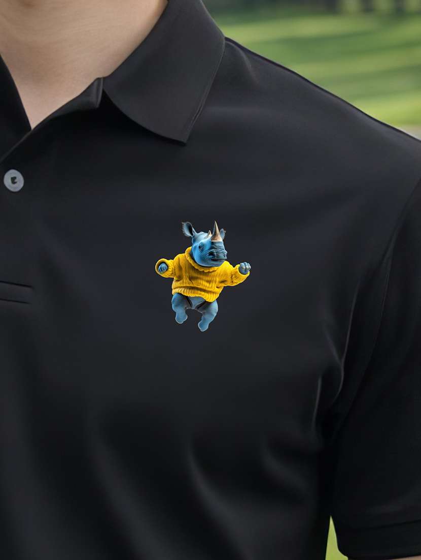 men logo print short sleeve regular fit polo t-shirt - 22505880 -  Standard Image - 1