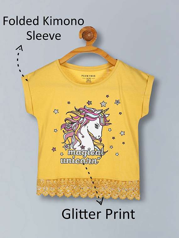 girls printed round neck top and pant twin set - 22505905 -  Standard Image - 4