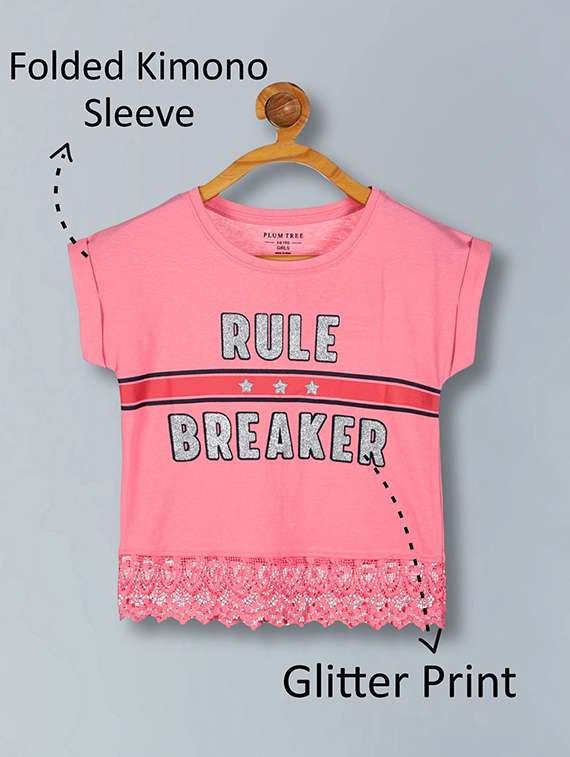 girls printed round neck top and pant twin set - 22505907 -  Standard Image - 4