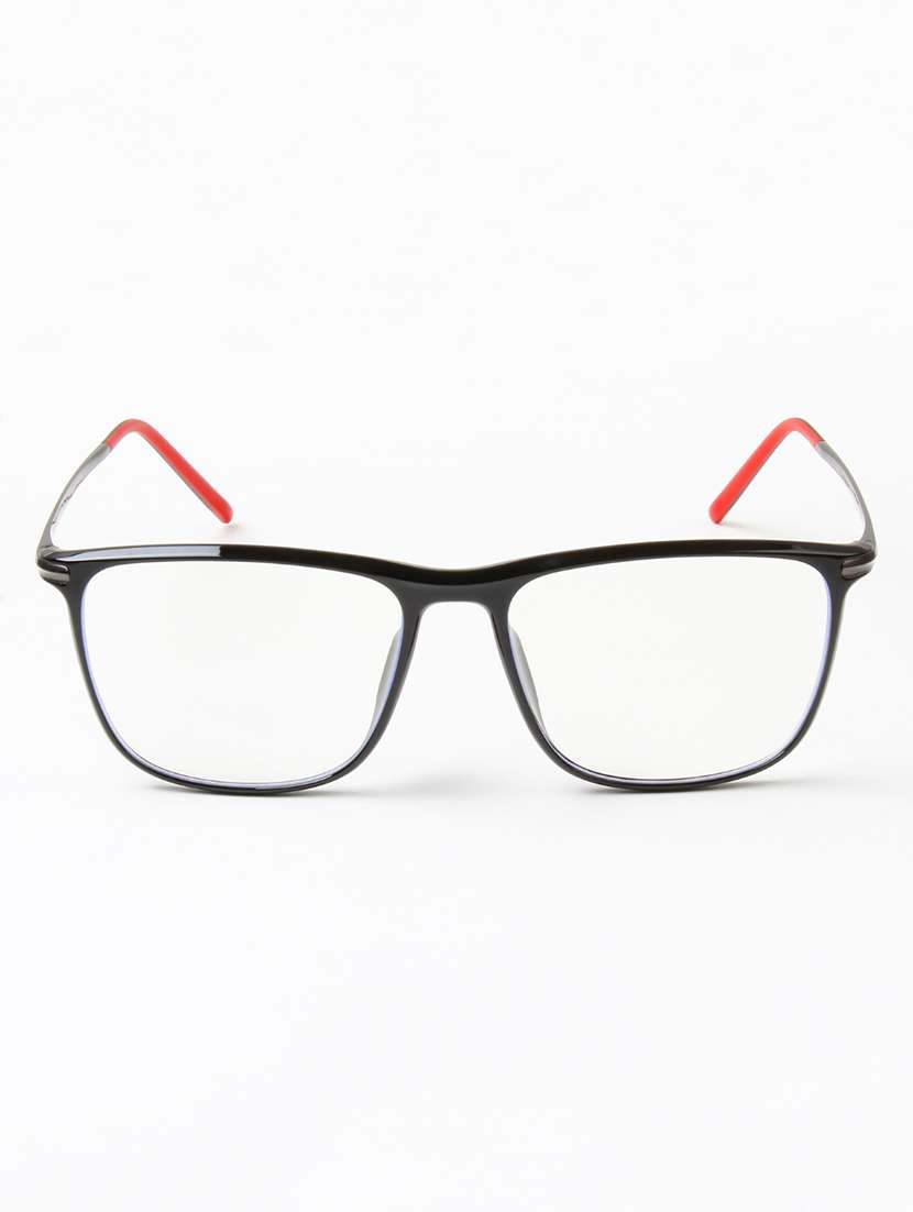 Ted Smith Unisex Wayfarer Black Full Rim Frames - 22507675 -  Standard Image - 1