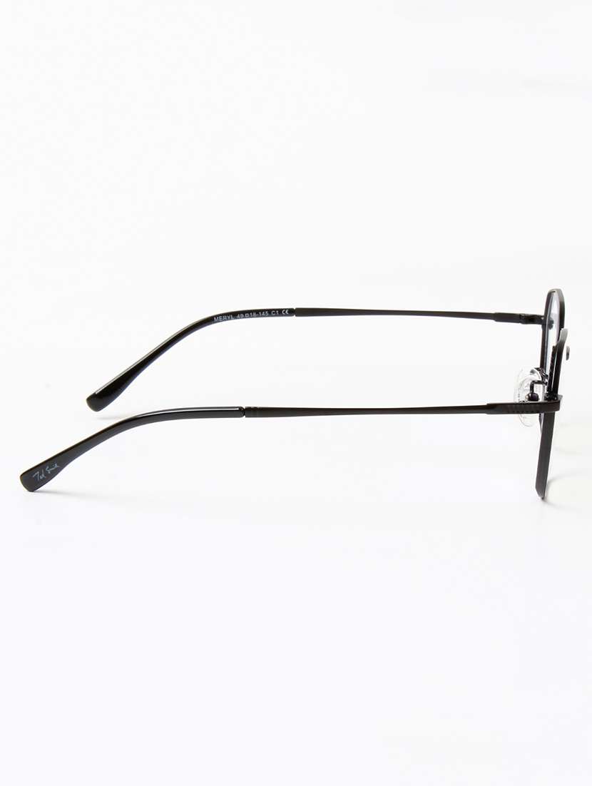 ted smith unisex titanium octagon black full rim frames - 22507690 -  Standard Image - 4
