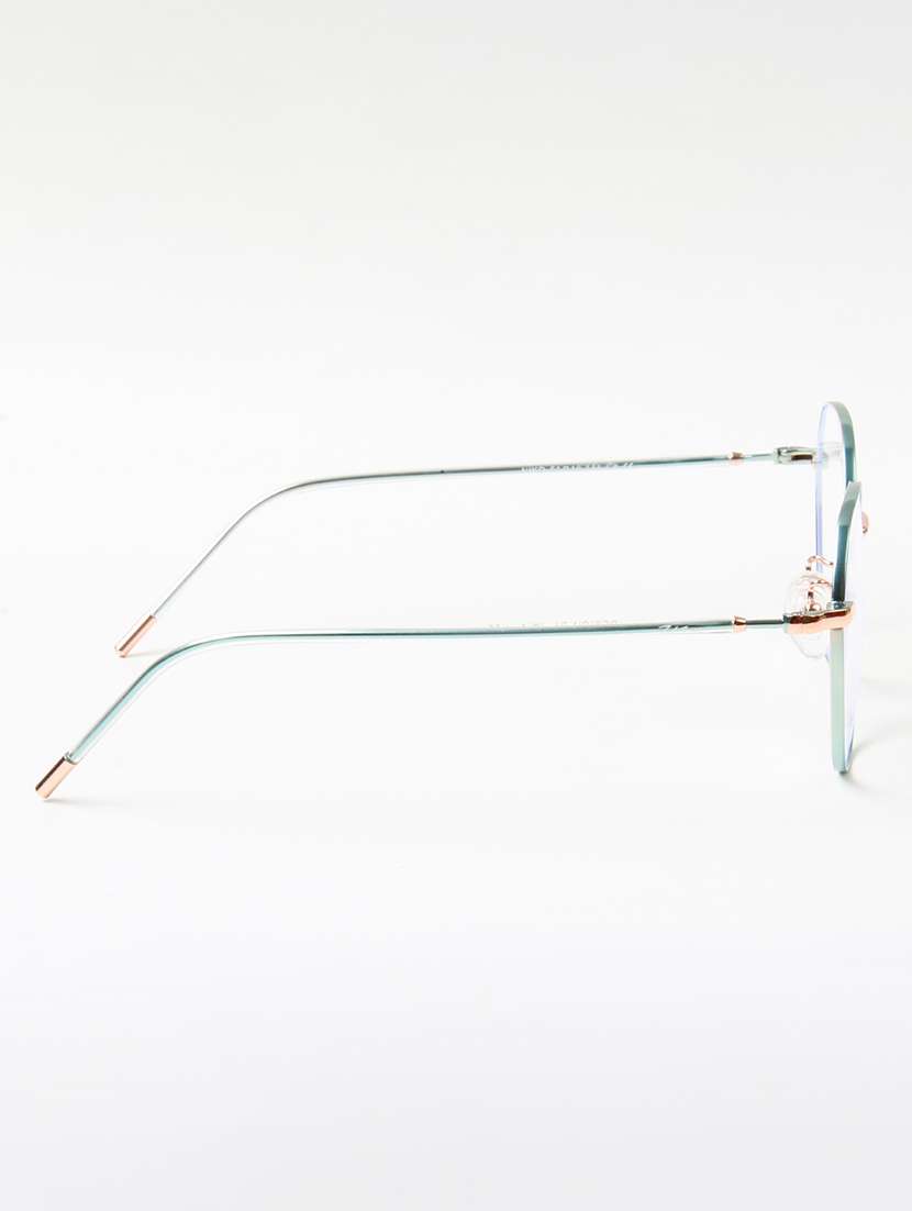 ted smith unisex metal round gold-green full rim frames - 22507699 -  Standard Image - 4