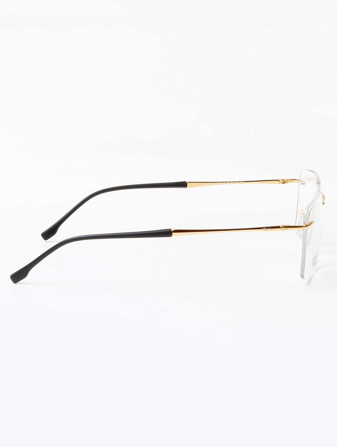ted smith unisex titanium rectangle gold rimless frames - 22507703 -  Standard Image - 4