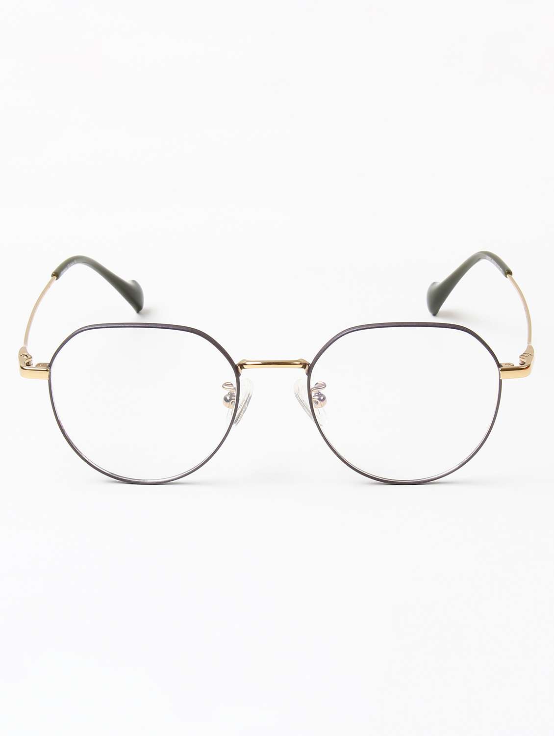 ted smith unisex titanium round black-gold full rim frames - 22507706 -  Standard Image - 1
