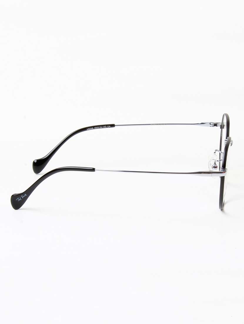 ted smith unisex titanium round black-silver full rim frames - 22507707 -  Standard Image - 4