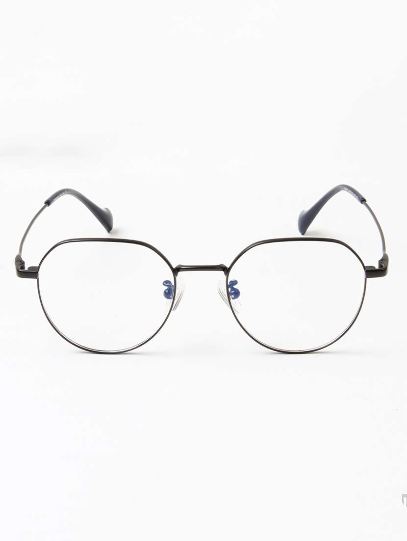 ted smith unisex titanium round black full rim frames - 22507708 -  Standard Image - 1