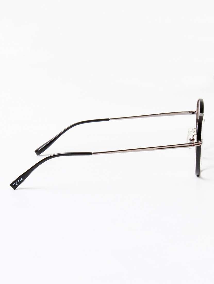 ted smith unisex titanium oval silver full rim frames - 22507725 -  Standard Image - 4