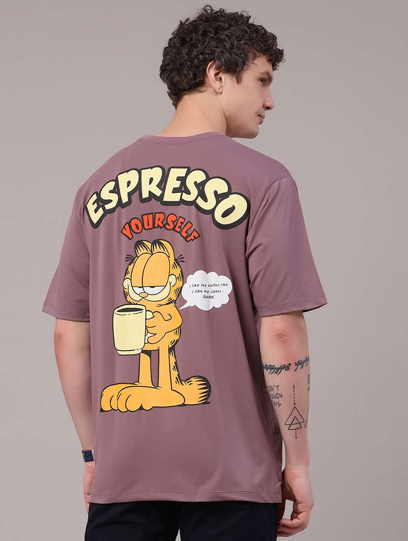 men printed short sleeve loose fit t-shirt - 22507785 -  Standard Image - 4