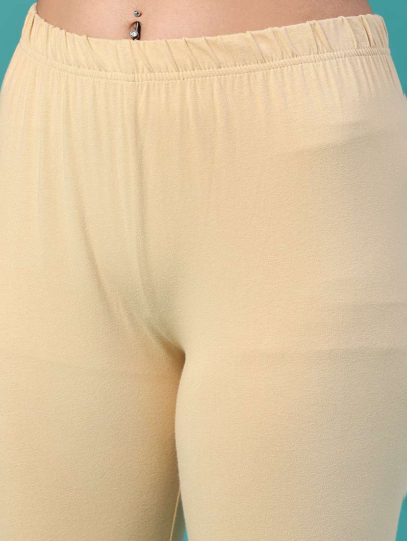 Women Solid Mid Rise Ankle Length Leggings - 22508053 -  Standard Image - 1