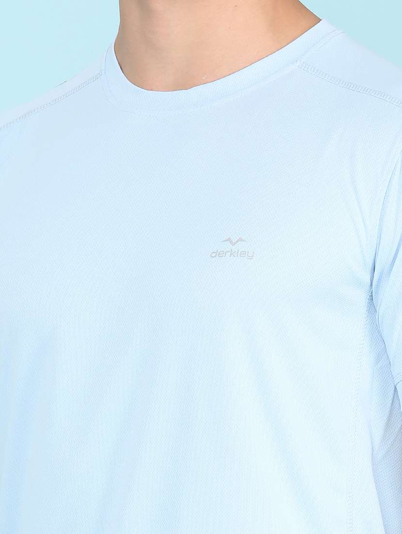 Men Solid Short Sleeve Slim Fit T-shirt - 22508395 -  Standard Image - 1