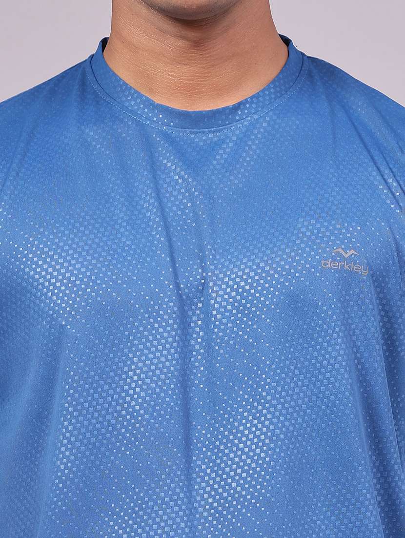men textured short sleeve slim fit t-shirt - 22508402 -  Standard Image - 1