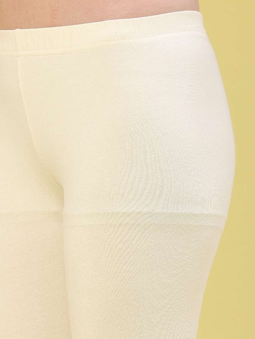 Women Solid Mid Rise Ankle Length Leggings - 22508680 -  Standard Image - 1