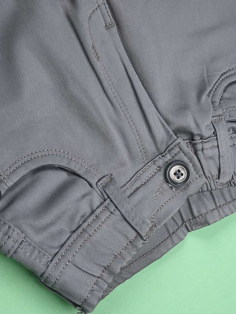 boys solid mid rise slim fit chinos - 22508719 -  Standard Image - 4