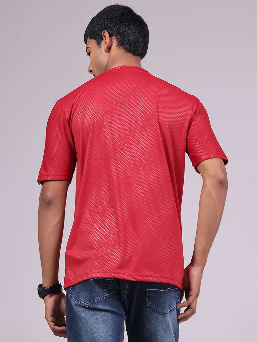 men textured short sleeve slim fit t-shirt - 22508977 -  Standard Image - 4