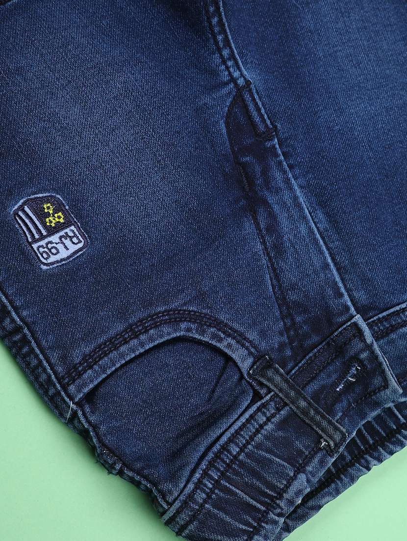 boys washed mid rise regular fit cargo jeans - 22509167 -  Standard Image - 4