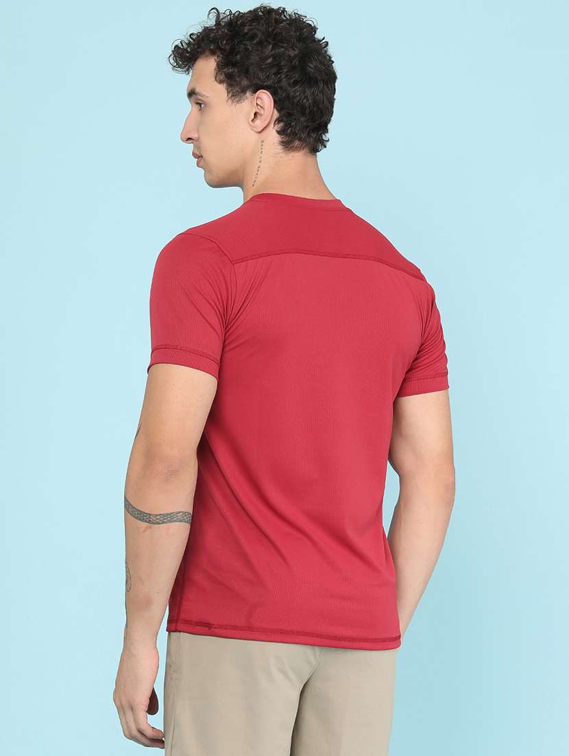 men solid short sleeve slim fit t-shirt - 22509388 -  Standard Image - 4