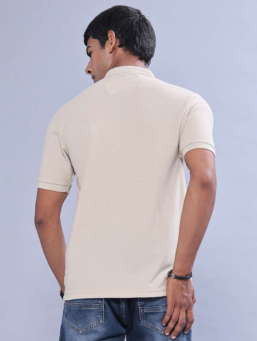 men solid short sleeve regular fit t-shirt - 22509570 -  Standard Image - 4
