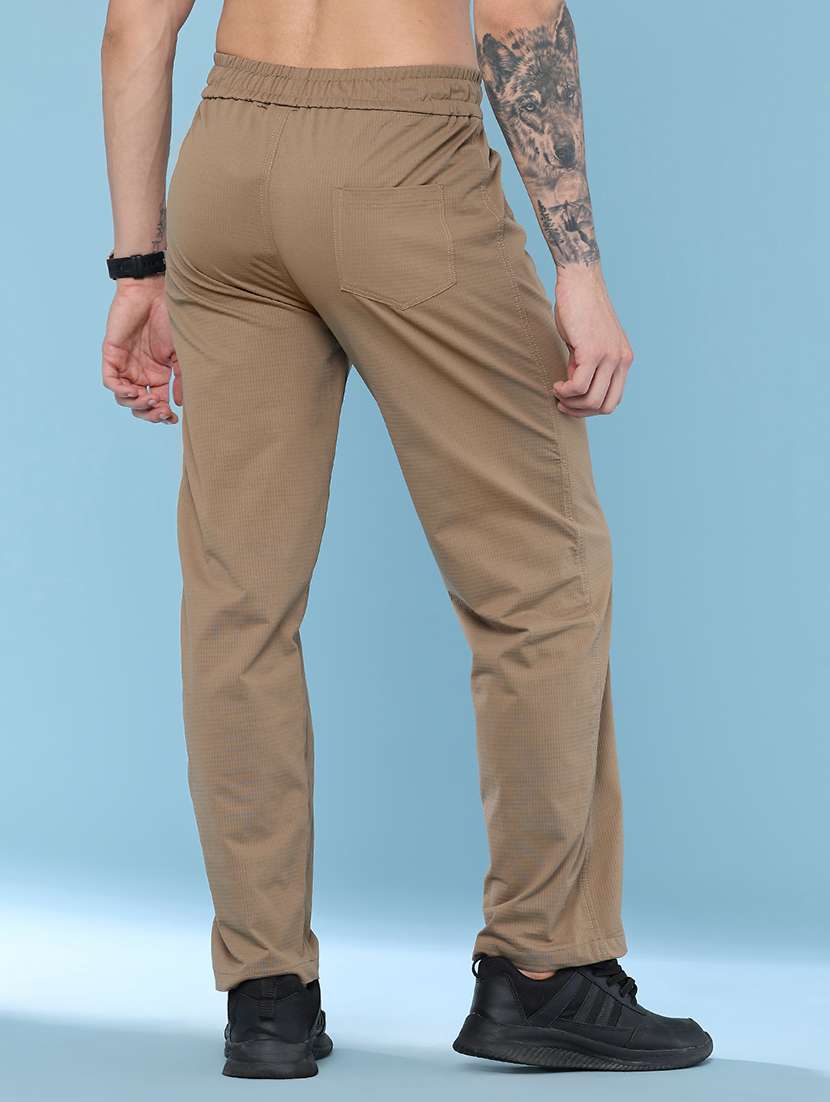 men self design mid rise regular fit track pant - 22509603 -  Standard Image - 4