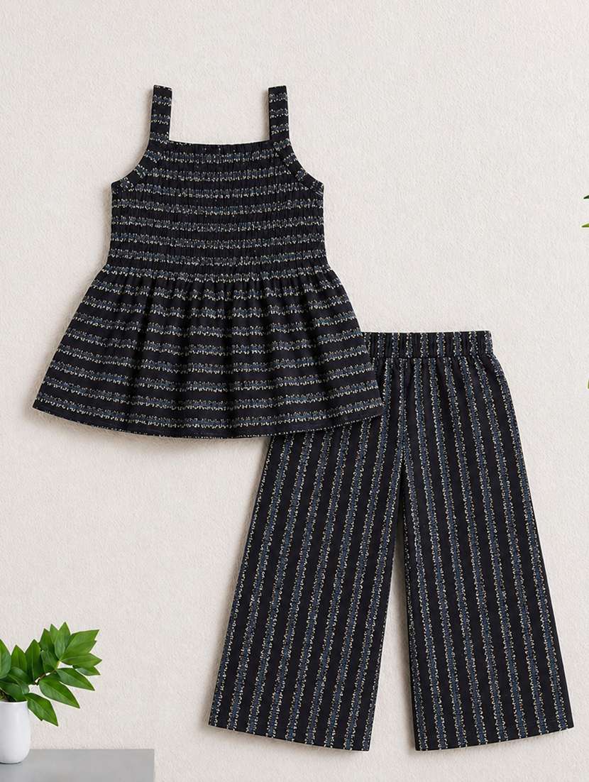 girls printed sleeveless top and trouser co-ord set - 22511080 -  Standard Image - 1