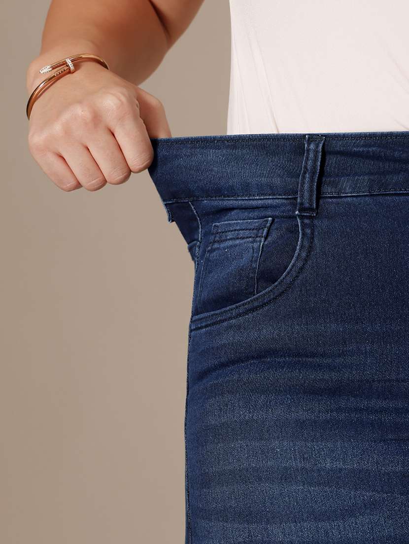 women washed high rise bootcut jeans - 22511316 -  Standard Image - 4