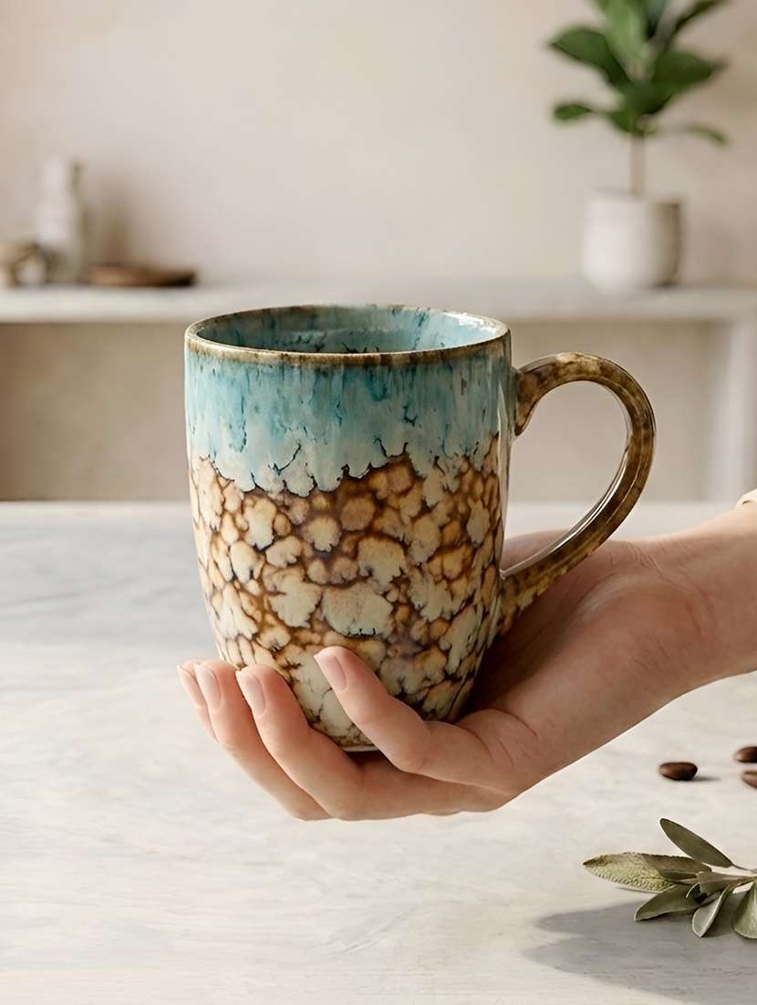 moody panda elegant collection | mug set of 4 | coffee mug | milk mug | porcelain mugs | 300ml | large | multicolor - 22511779 -  Standard Image - 1