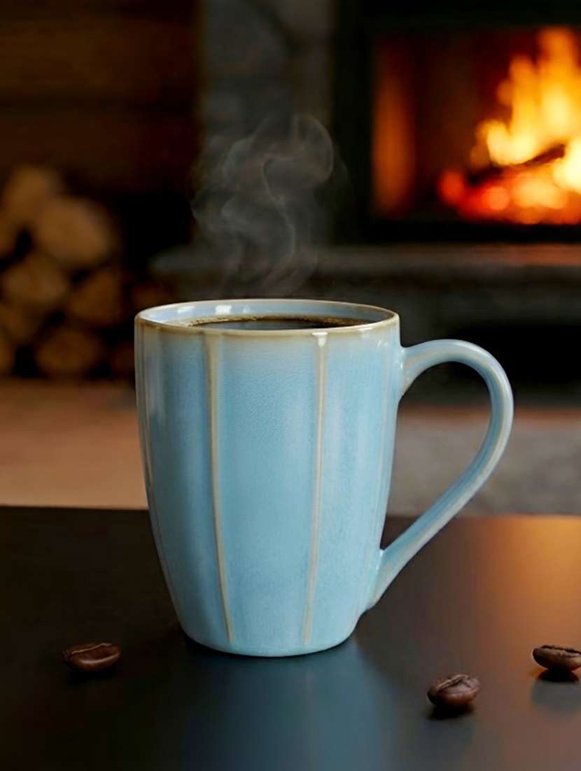 moody panda elegant collection | mug set of 4 | coffee mug | milk mug | porcelain mugs | 300ml | large | blue mugs - 22511780 -  Standard Image - 1