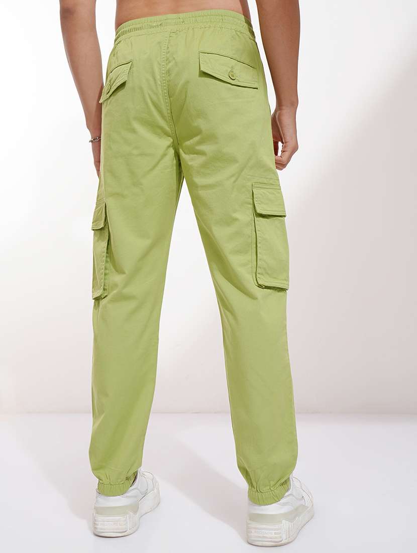 Men Solid Mid Rise Regular Fit Jogger - 22511858 -  Standard Image - 4