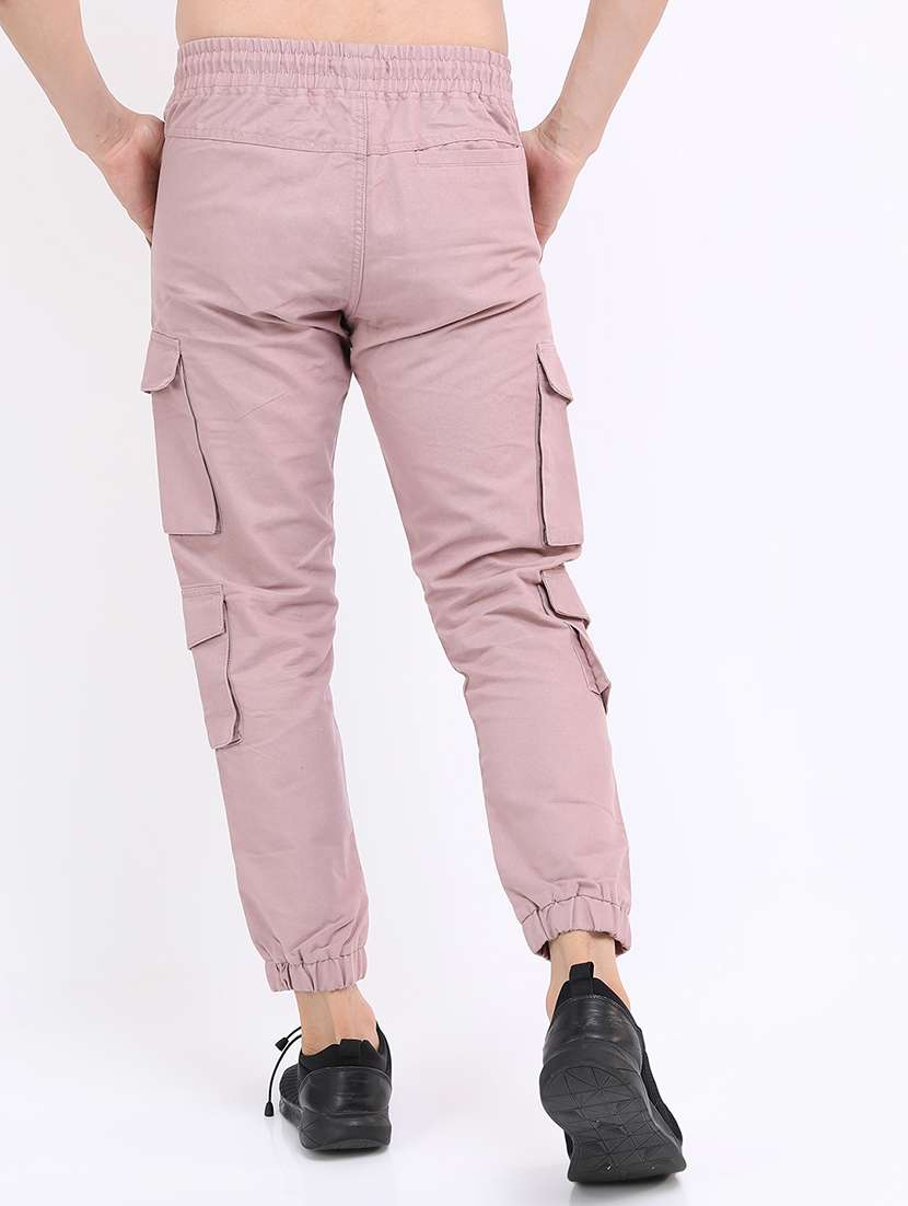 Men Solid Mid Rise Regular Fit Jogger - 22511868 -  Standard Image - 4