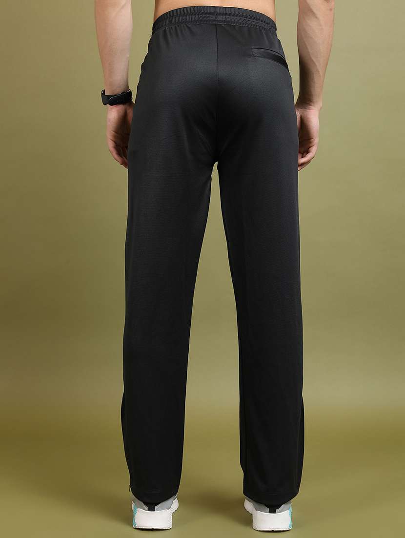 men solid mid rise full length track pant - 22511878 -  Standard Image - 4